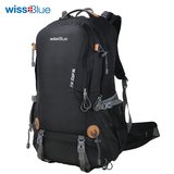 wissblue正品登山包女40L 50L户外背包男 旅行旅游双肩包户外包