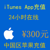 iTunes App Store 中国区 苹果账号 Apple ID 官方账户充值 300元