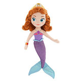美国迪士尼索苏菲亚公主Sofia美人鱼15吋高毛绒公仔儿童女孩玩具