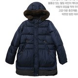 韩国原单品牌bP女童加厚中长款羽绒服外套-清仓处理