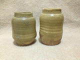 北宋越窑罐子一对，古董古玩收藏出土瓷器古老 高古宋艺术品