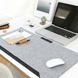 纳彩毛毡电脑桌垫书桌垫写字桌垫个性办公桌垫超大鼠标垫键盘垫冬