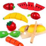 早教儿童木制玩具 水果切切看 过家家切切乐 切水果玩具