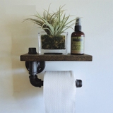 创意浴室卫生间纸巾盒手纸架实木厕所洗手间纸巾架防水厨房卷纸架