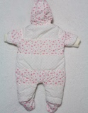 英国Next2015童装婴儿连体纯棉秋冬装保暖加厚加绒爬服宝宝新生儿