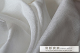 外贸纯色白色纱帘成品可定制特价落地窗飘窗卧室窗帘