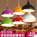 现代简约餐厅吊灯北欧创意酒吧台咖啡厅餐饮饭店个性办公铝材灯饰