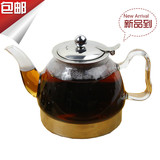 电磁炉不锈钢过滤玻璃煮茶花茶壶水壶加热耐高温加厚大容量泡茶壶