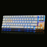 魔蛋迷你机械键盘有线发光USB青轴黑轴LOL游戏CF电竞笔记本电脑