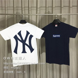 【原厂正货】Supreme x NY Yankees15ss洋基队 MLB联名短袖T恤box