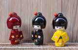 日本和服娃娃木娃木偶日式人偶摆件日本料理店装饰品工艺礼品大号