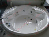 正品HCG和成卫浴浴缸1米6嵌入双人式圆形气泡冲浪按摩浴盆F2460
