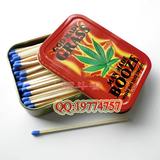 烟具配件 点烟斗雪茄专用10CM加长火柴 烤漆金属盒包装100根