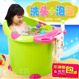 郁金香儿童洗澡桶超大号可坐保温婴儿浴桶加厚宝宝泡澡桶塑料浴盆