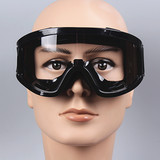 全密封防护眼镜防雾镜片硅胶透明男女式骑行防风防沙防尘实验打磨