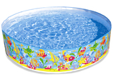 INTEX56452海洋公园硬胶水池钓鱼池游泳池浴池沙池免充气支架水池