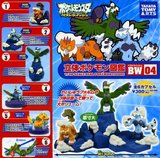原装日本 Takara Tomy Pokemon 比卡超 寵物小精靈 立體圖鑑 BW04