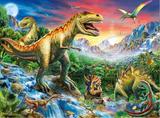 环保1000片木质拼图500儿童卡通动物早教益智玩具礼物 恐龙时代