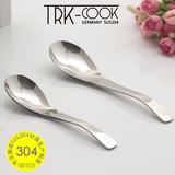德国TRK304不锈钢勺子加厚宝宝儿童汤勺调羹饭勺汤匙韩国餐具餐勺