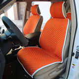 橘色座垫亮钻汽车用品四季通用坐垫时尚闪亮座垫新品上市