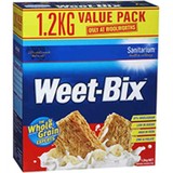 澳洲代购 Weet-bix 即食免煮纯燕麦片1.2kg 无糖瘦身低脂 包邮