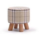 艺圆凳可拆洗 沙发小凳子时尚创意矮凳家用板凳包邮时尚换鞋凳布