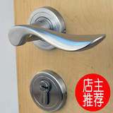 304不锈钢分体式门锁 豪华实心精铸门锁拉手 高档通用型执手锁