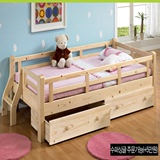 特价实木儿童床 松木床婴儿床 护栏儿童床 单人床 宜家儿童床定做