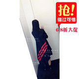80後香港代购Y-3 特价 16春夏 女装 潮款纯色条纹不对称连衣裙y3
