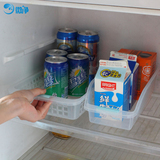 微净日本进口 冰箱收纳整理盒 收纳盒 食品置物盒 收纳篮 储物盒