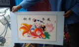杨柳青年画 莲年有余 宣纸手绘娃娃家居装饰商务中国风礼品定制