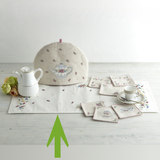 日本代购HOBBYRA 2015青木和子刺绣下午茶系列之桌布（材料包）