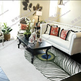 时尚现代欧式地毯样板间地毯客厅茶几毯宜家地毯书房地毯满铺定制