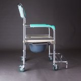 老人坐便椅子孕妇老年人残疾折叠坐便器移动马桶椅坐厕椅小型轮椅