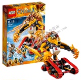 乐高正品LEGO气功传奇无敌狮的烈焰金狮战车L70144益智拼装积木