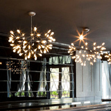 北欧宜家风格吊灯简约现代创意个性浪漫温馨客厅餐厅星星艺术灯具