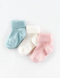 mini boden 英国名牌 婴幼儿加厚弹力短袜 冬季保暖袜 三双组现货