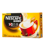 雀巢 （Nestle）咖啡1+2 特浓咖啡 奶香咖啡口味 30*15g 450g/盒