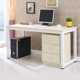 新款钢木台式电脑桌简易书桌家用写字桌办公桌带抽屉柜可订做