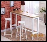 新款吧台桌家用餐桌简易吧台桌咖啡桌烤漆吧台桌椅组合高桌子定制