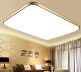 中式实木led客厅灯原木遥控吸顶灯正方形形调光卧室灯具K3R