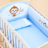 进口三档调节带储物带摇摆多功能婴儿童床