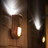 奶灯LED插电床头壁灯带开关人体感应充电式插座小夜灯卧室暖光喂