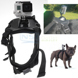 Gopro hero4 3+配件通用山狗小蚁运动相机宠物狗狗背带胸前固定带