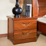 中式简约紫金楠木整装柜木质收纳柜储物柜全实木床头柜床头柜