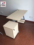 上海办公家具单人电脑桌简约钢架桌独立办公桌员工工作位厂家直销