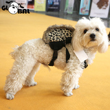 BEOW狗狗豹纹款自背包旅游外出便携包双肩泰迪小型犬外出背包促销