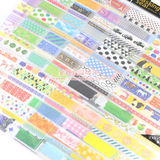 日本MW素材装饰动物花朵卡通平面韩国手帐儿童贴画纸胶带材质贴纸
