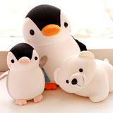 夏季企鹅布娃娃 北极熊毛绒公仔 企鹅纳米泡沫粒子玩偶 礼品批发