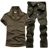 军野行户外军迷服饰迷彩服短袖夏季套装 特种兵体能训练服工作服